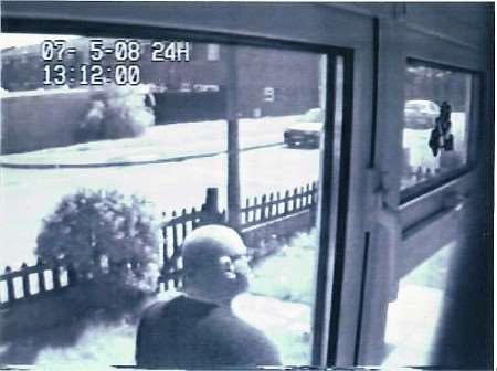 CCTV image of Paul Wakefield outside the home of his former partner's parents