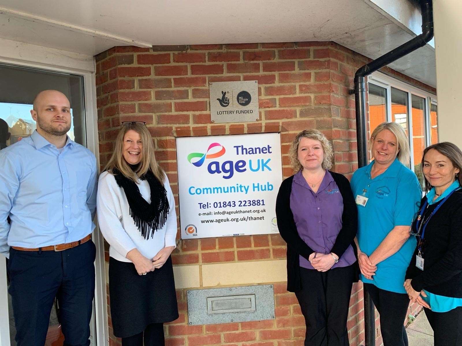 Staff at Age UK Thanet