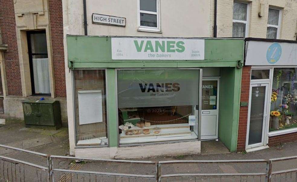 The Vanes bakery in Dover High Street