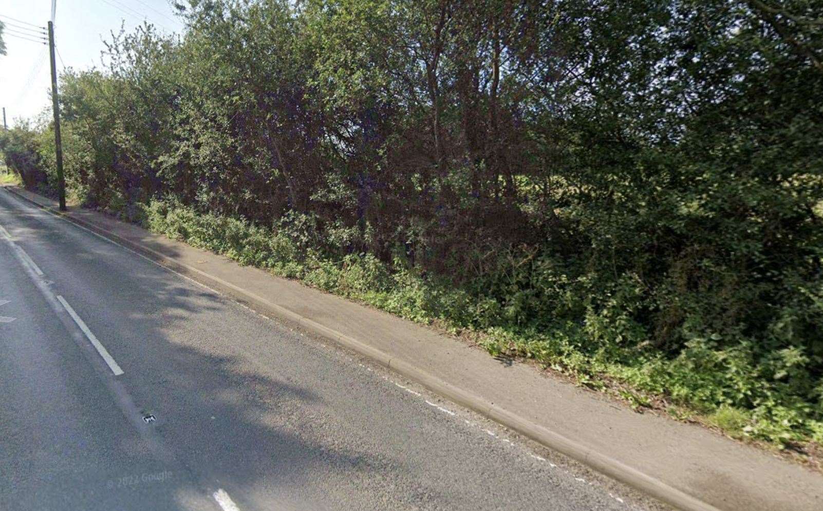 The site is off the A251. Picture: Google