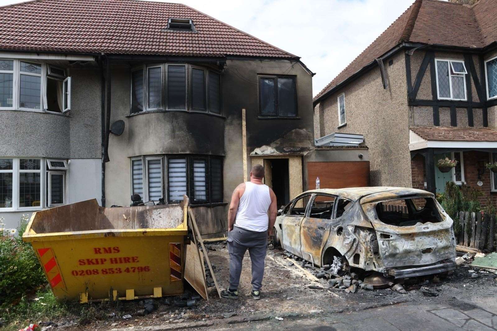 TikTok-star family The Smithy's were targeted by arsonists. Picture: UKNIP