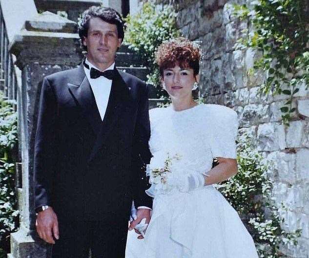 Carlo Civitelli the day he married wife Elana