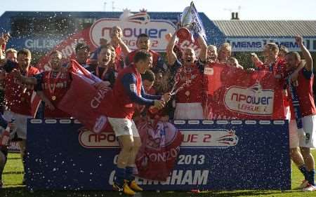 Gillingham champions 2013