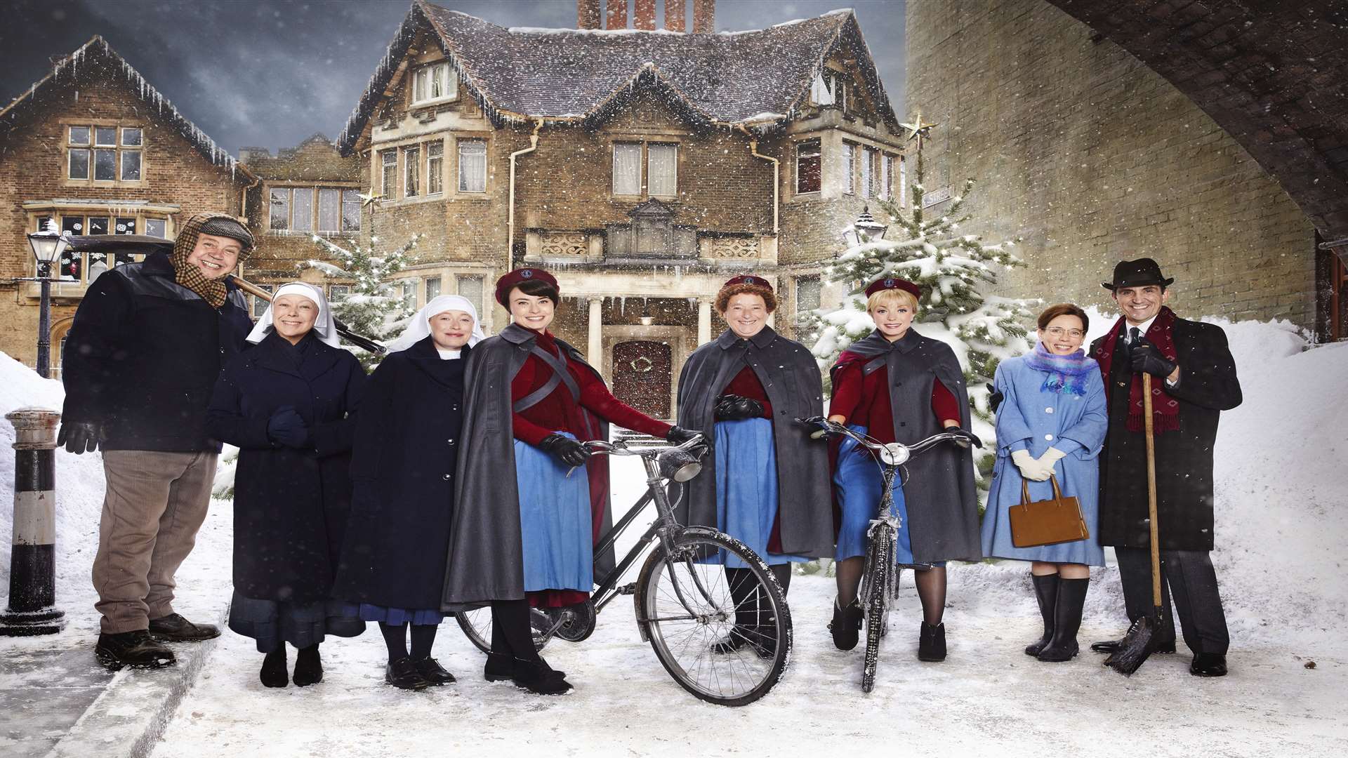 The cast of the Call the Midwife Picture: Neal Street Productions, Nicky Johnston