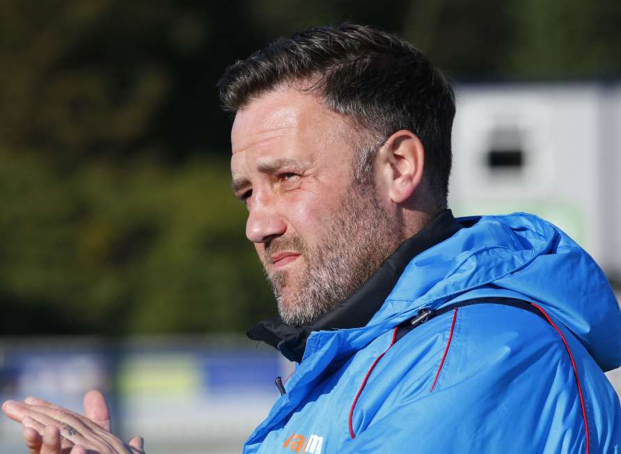 Maidstone United manager Jay Saunders Picture: Andy Jones