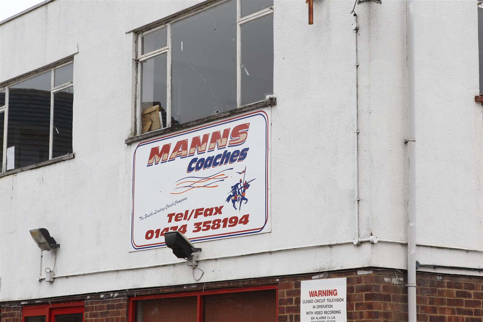 The former Manns Travel Ltd headquarters, which have been shut since March.