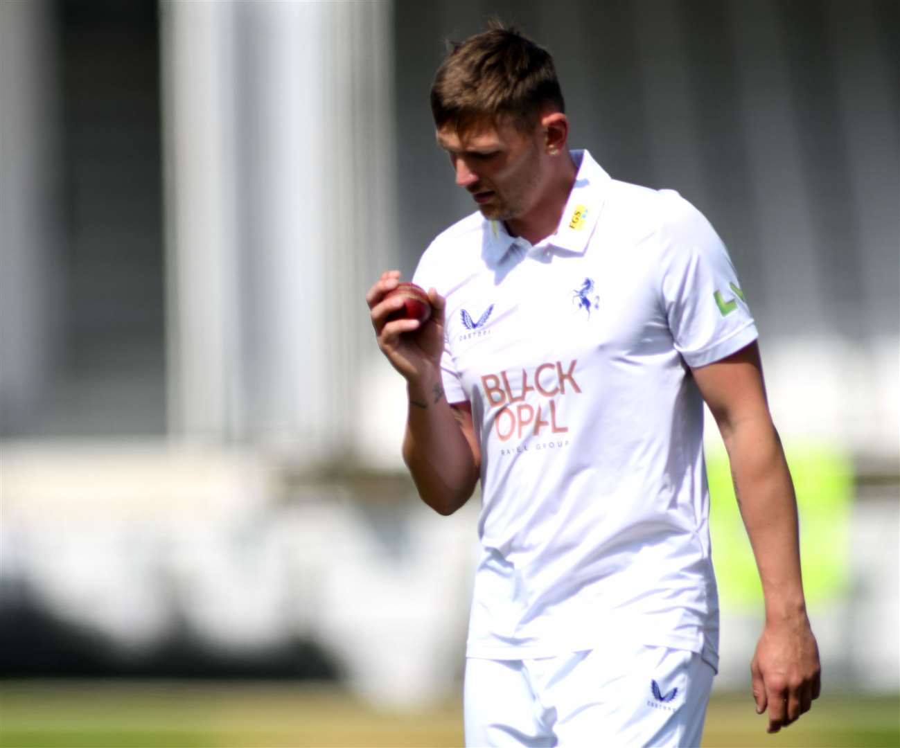 Bowler Harry Podmore has left Kent for Glamorgan. Picture: Barry Goodwin