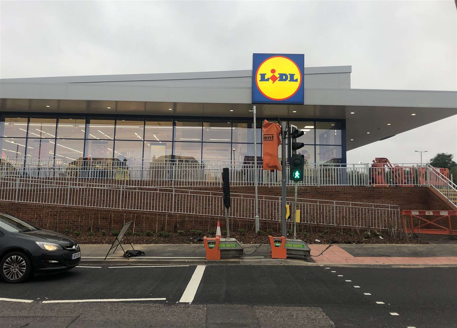 Lidl's new supermarket will open its doors later this week. Photo: Alex Langridge