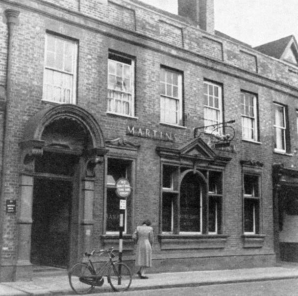 Martins Bank in Sittingbourne. Picture: Branch Images © Martins Bank Archive Collection