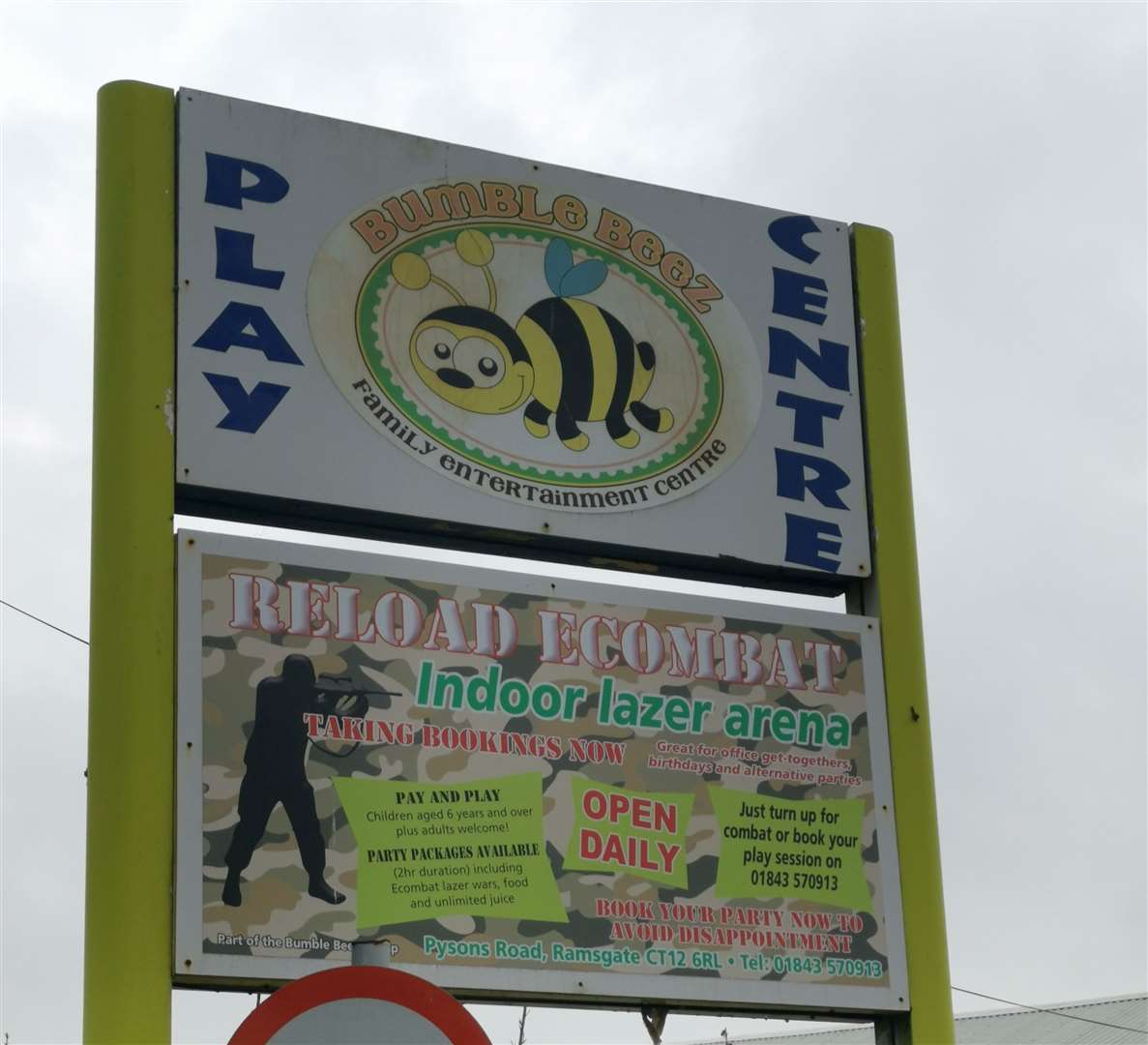 Bumble Beez play centre in Pysons Road in Ramsgate