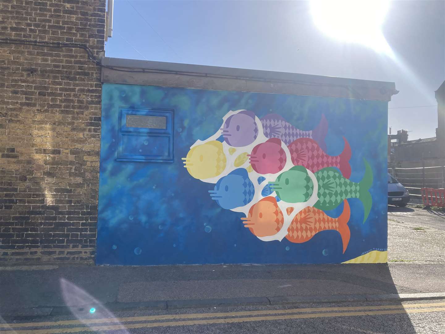 One of the Rise up Residency murals in Cliftonville