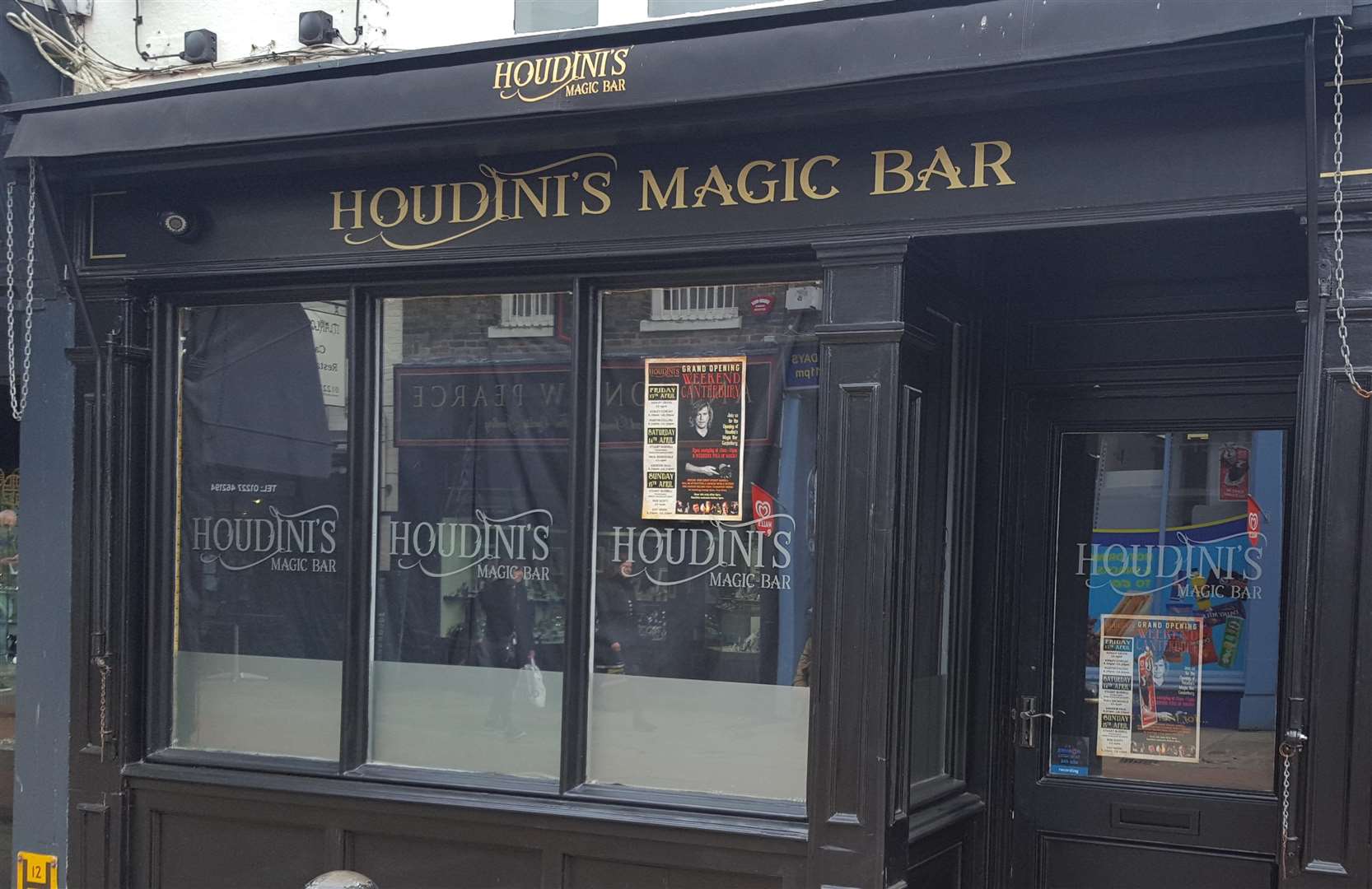 Houdini's Magic Bar in St Peter's Street
