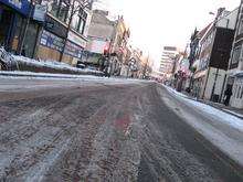 Snowy roads in Maidstone