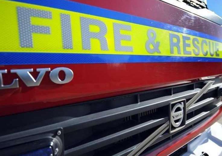 Fire crews were called to deal with a bonfire in Sevenoaks