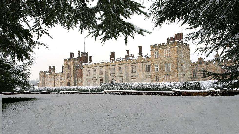 Penshurst Place in the winter