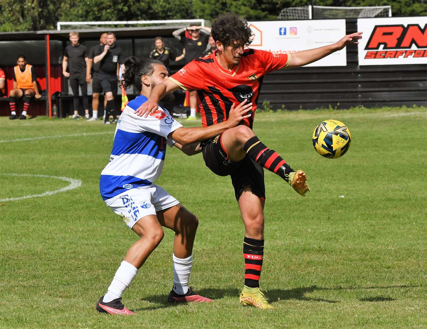 Sittingbourne drew 2-2 with Sheppey on Monday. Picture: Marc Richards
