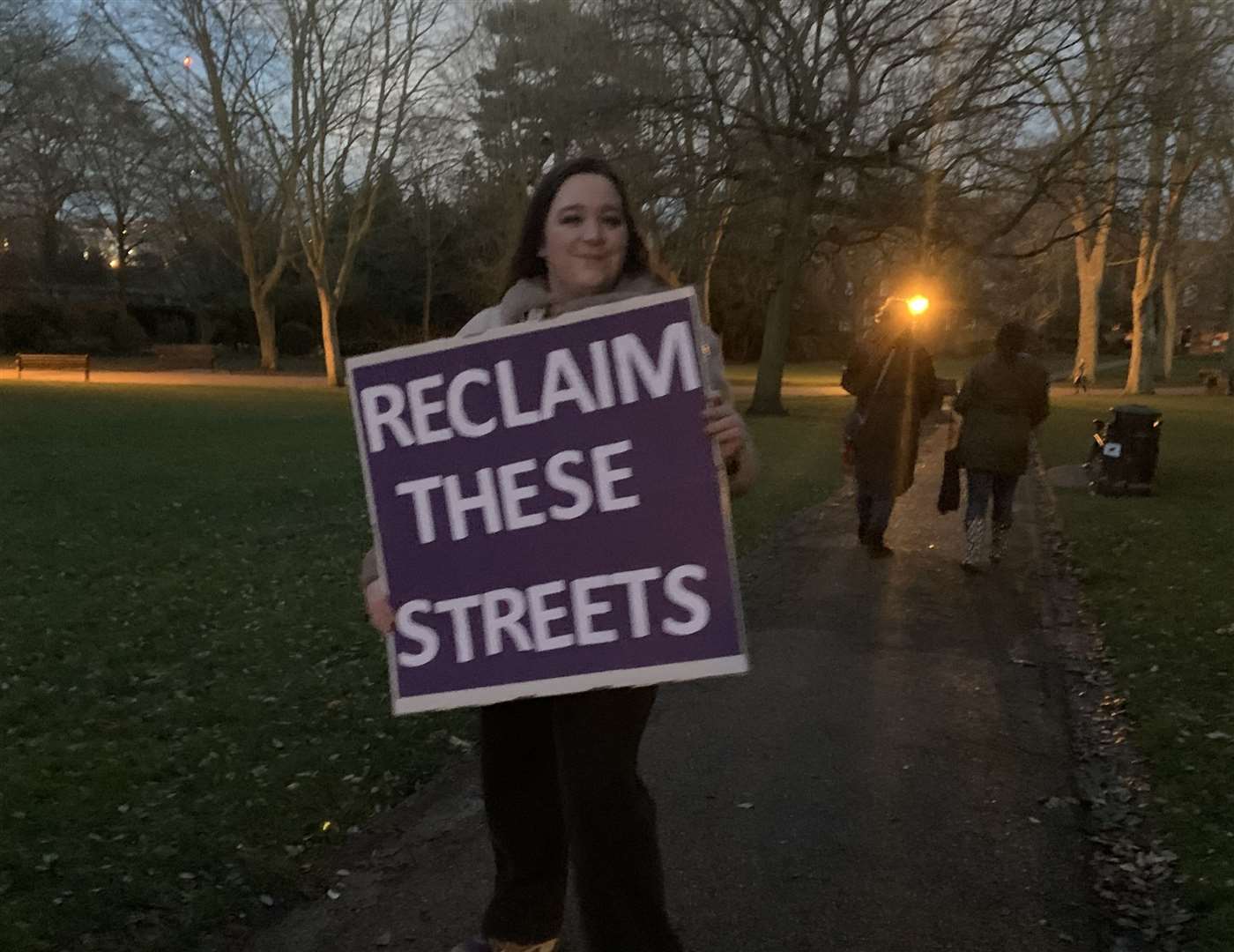 A Reclaim These Streets walk in Medway. Picture: Naushabah Khan