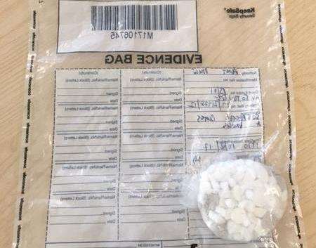 The drugs found in the flat, picture Kent Police