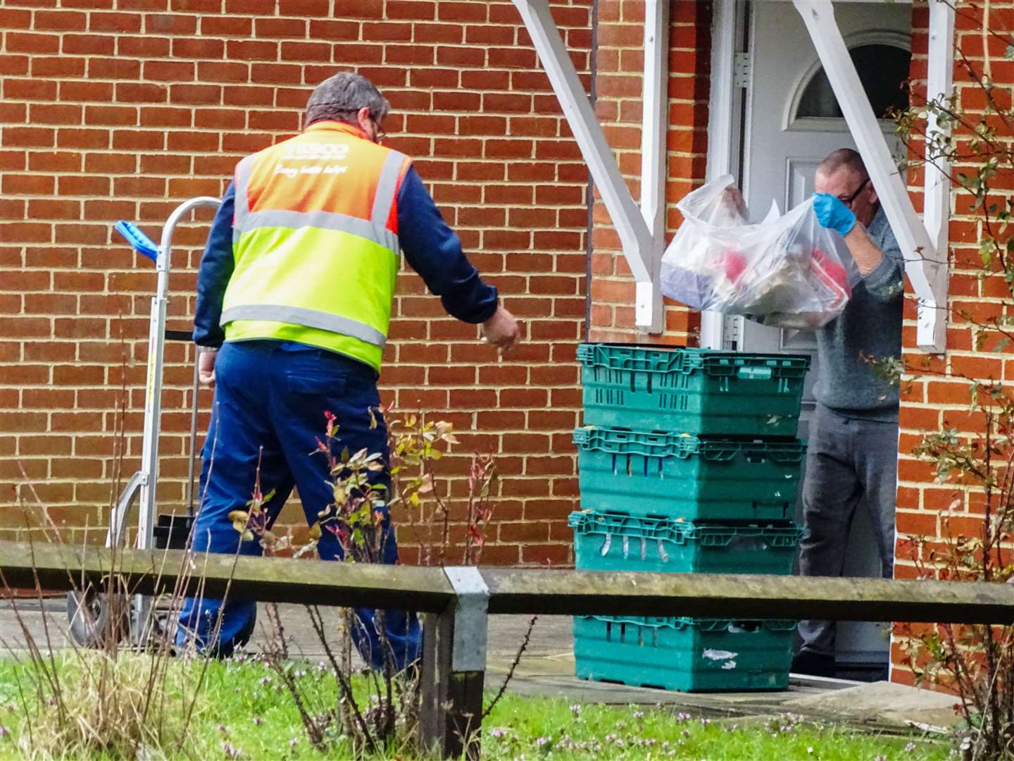 Home shopping deliveries became a part of daily life for a lot more people. Pic: Lesley Sears