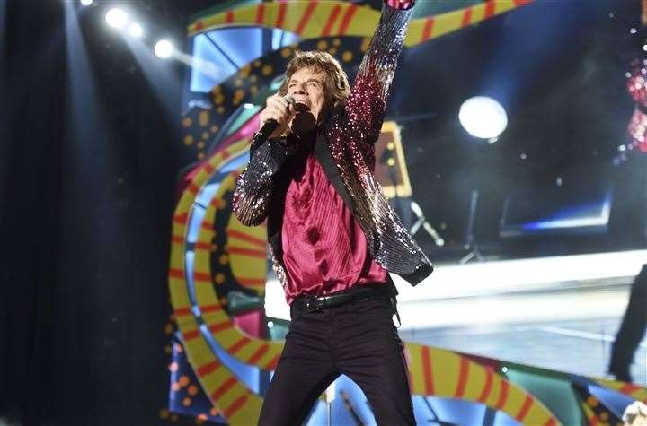 Mick Jagger will be back on stage tonight. Picture: Dave Hogan (12749894)