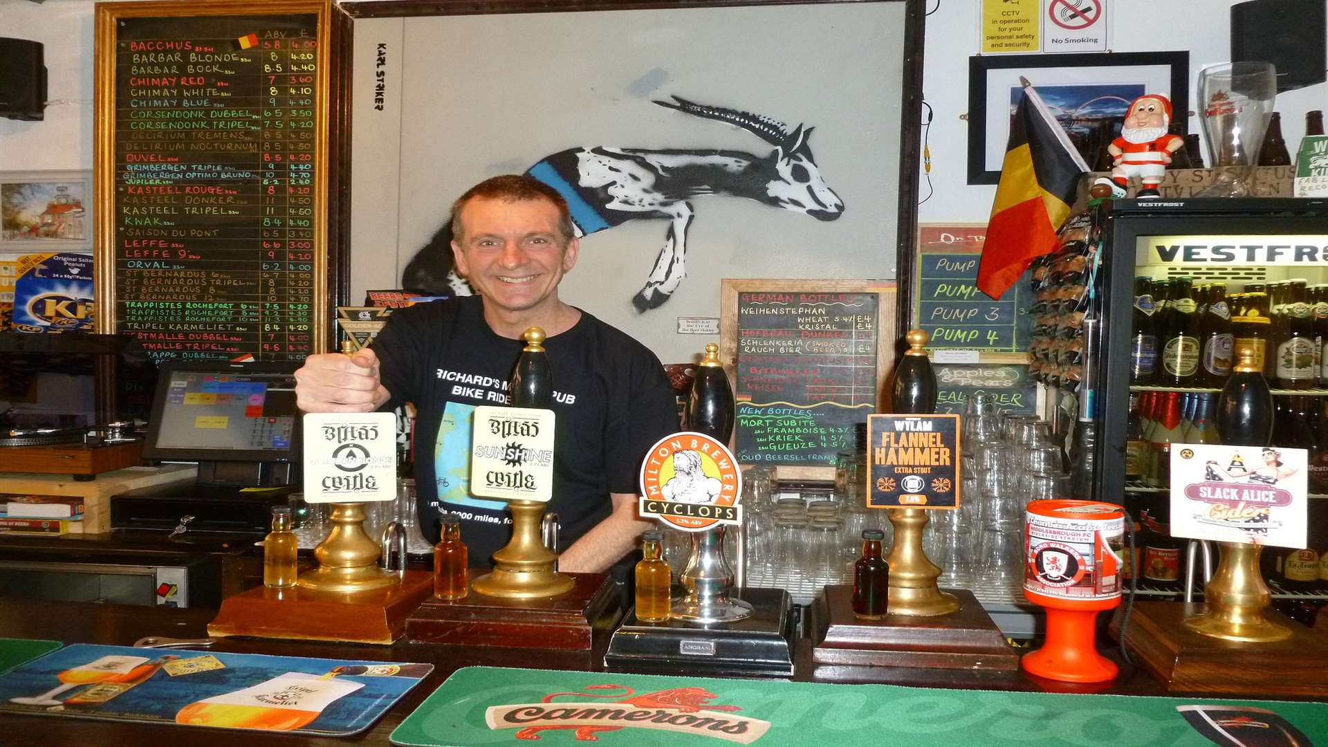 Richard Reeve is cycling to every micropub in Britain