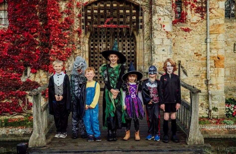 Follow Hever Castle’s Halloween trail – but beware of the giant spider! Picture: Hever Castle and Gardens