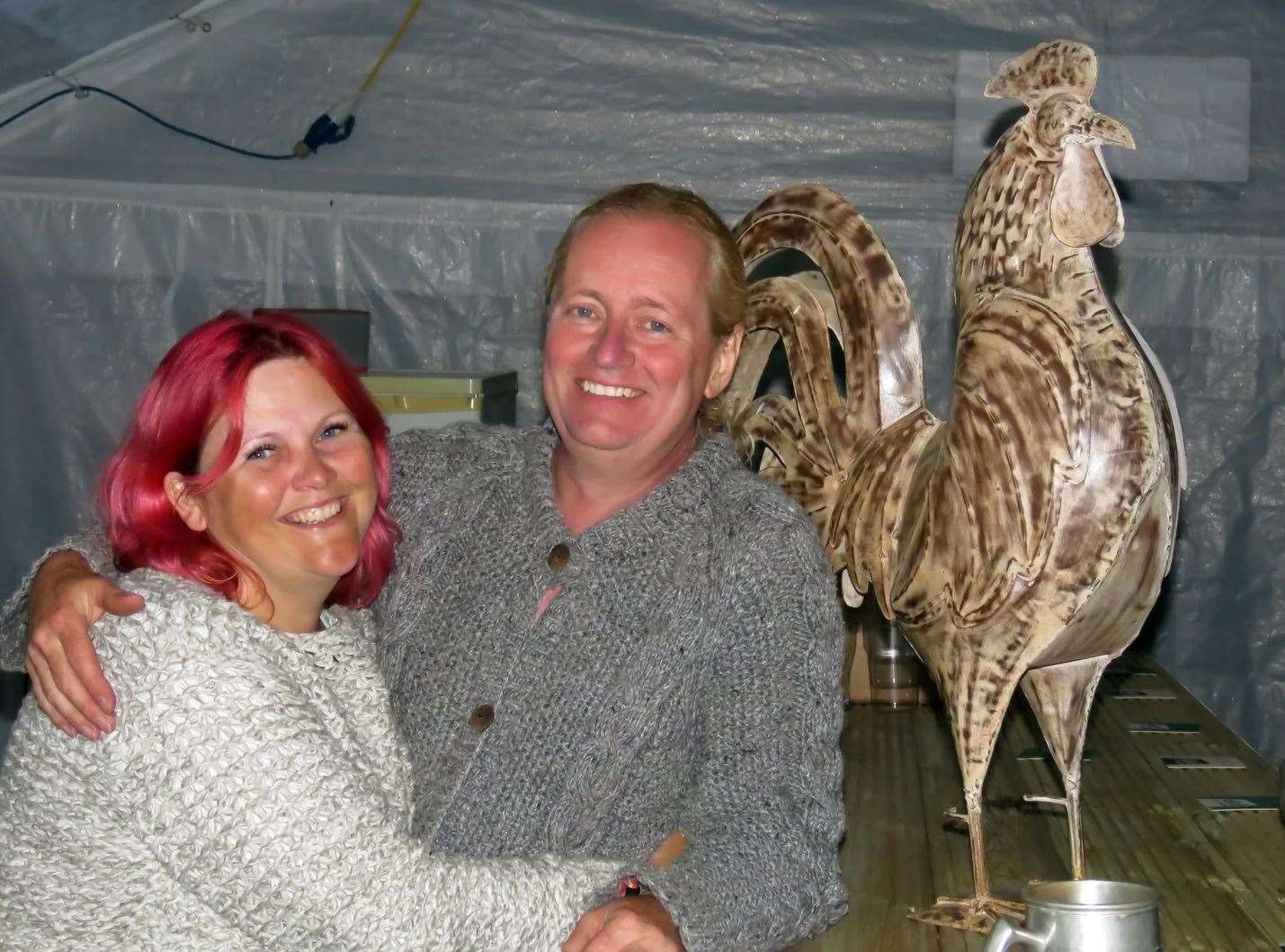 Chickenstock Festival organisers Moya and David Taylor