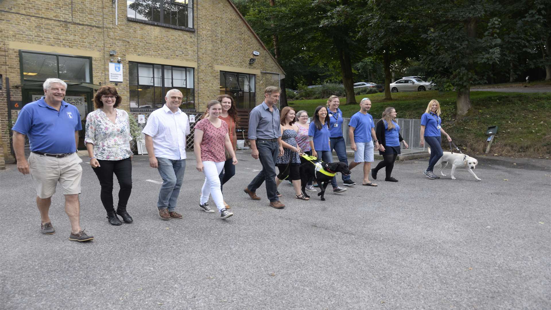 Staff and volunteers will be doing a sponsored walk for Guide Dogs