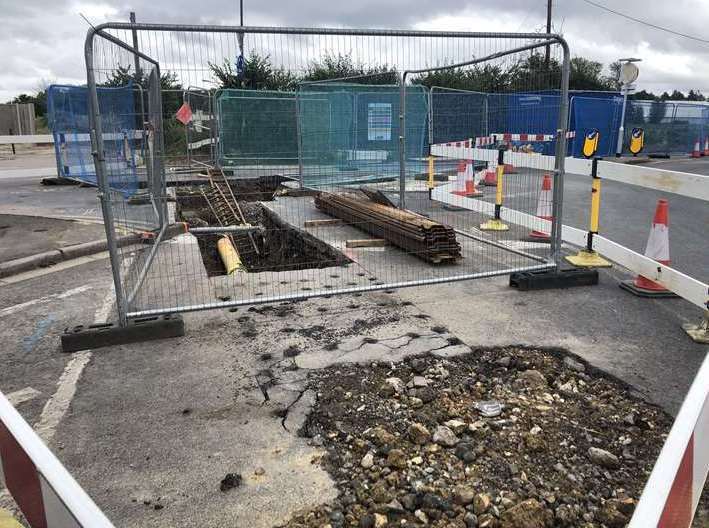 Work at Lower Rainham Road had been ongoing for a number of months and now the road is to shut again. Picture: Stock image