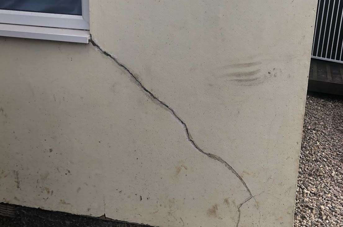 Cracks in the bungalow in Ramsgate