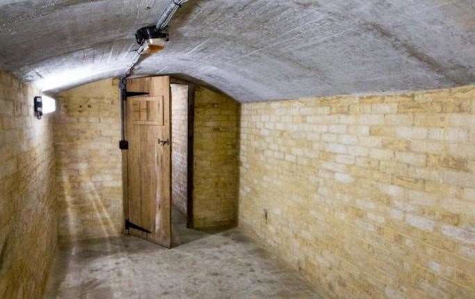 The underground wartime bunker at the former coastguard station at St Margaret's near Dover would be useful for storage. Pic: Marshall and Clarke Estate Agents