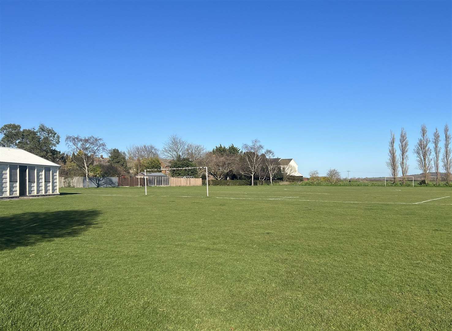 The playing in Cliffe which will be lost if the homes plan goes ahead