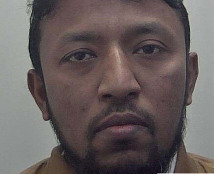 Moyazzam Hossain has been jailed for four years after admitting stalking. Picture: Kent Police