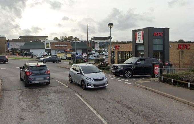 Police have put a dispersal order in Sittingbourne at the retail park and town's high street. Picture: Google