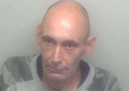 David Howarth held a knife to a woman’s throat before stealing her purse. Picture: Kent Police