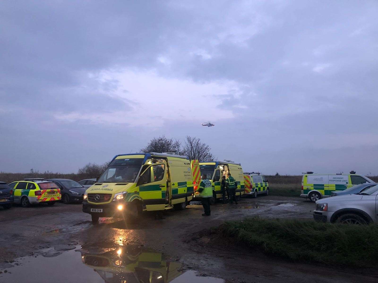 Major incident as man goes missing at Harty Ferry near Faversham