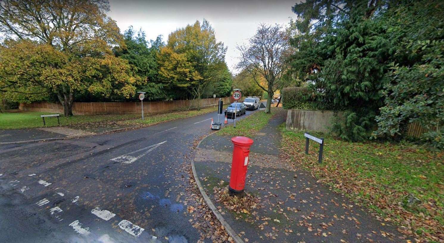 The crash took place in Dornden Drive, Langton Green, near Tunbridge Wells. Picture: Google