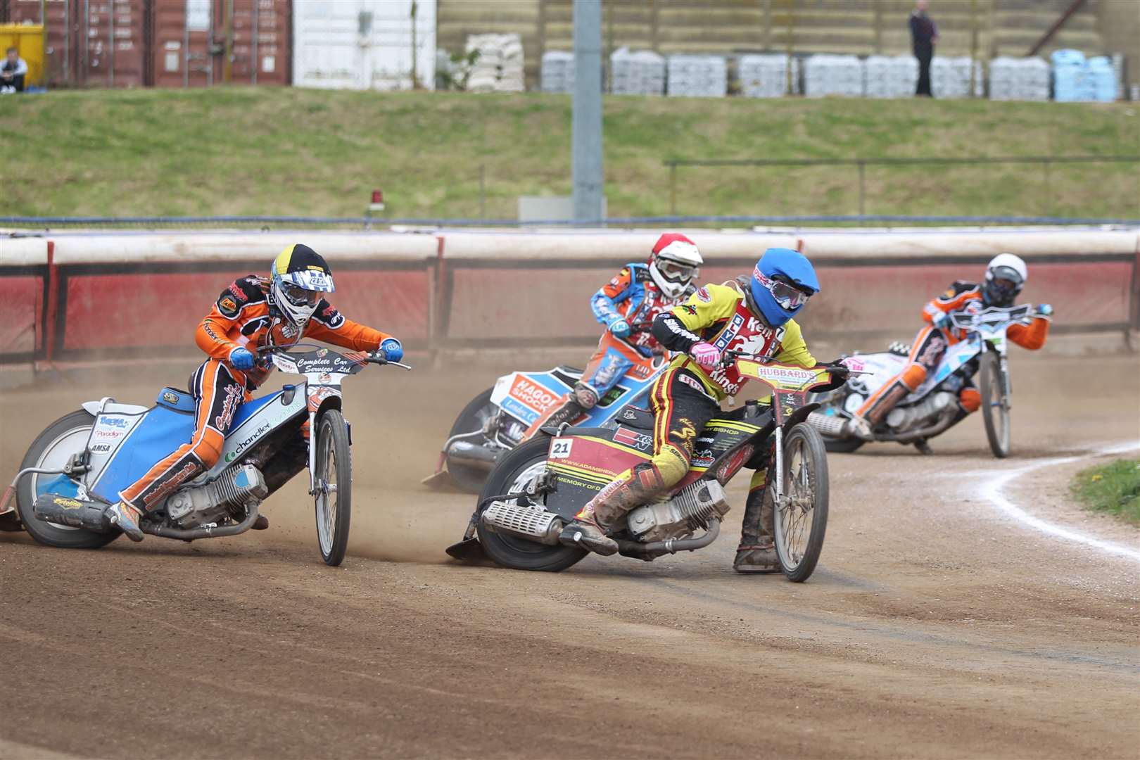 Kent Kings speedway team race at Central Park in Sittingbourne