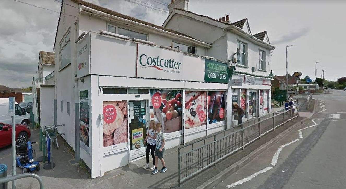 Plans to alter Costcutter in Minster have been submitted to Swale Borough Council. Picture: Google