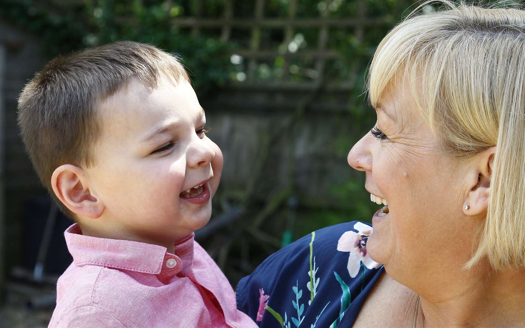 Tony and his mum Paula Hudgell