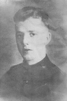 William Jackson as a young soldier, c1935 - he was killed in action in Italy in 1943.