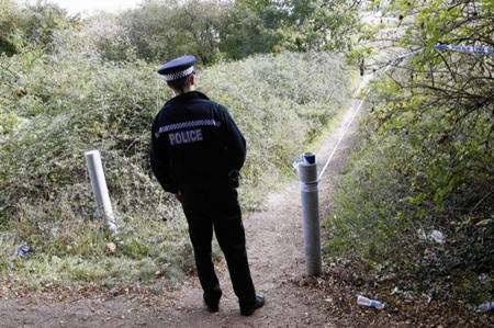 A woman's body is found in Gillingham woodland