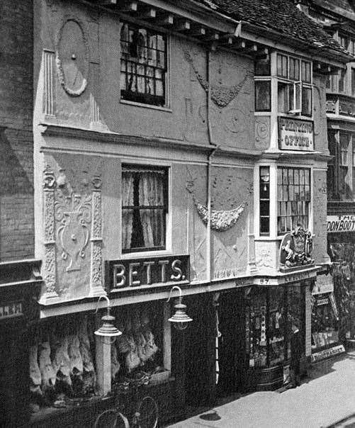 Betts later moved to Week Street in Maidstone but has since long disappeared