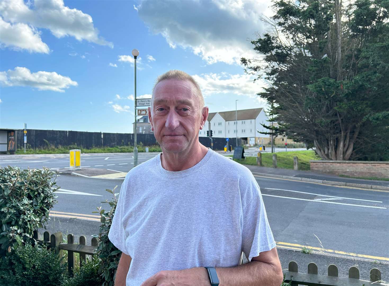 Mark Jones lives directly opposite the abandoned homes and previously expressed his concerned about the fly-tipping he has seen