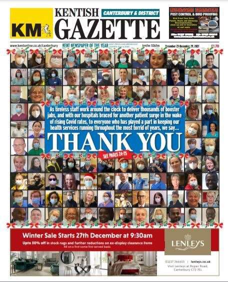 The Kentish Gazette has been providing vital local news to the people of Canterbury for more than 300 years. It was named Kent's best newspaper in 2019 and 2020