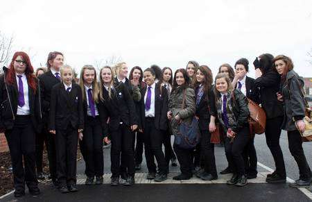 Girls were sent home from the Isle of Sheppey Academy for wearing 'unsuitable trousers'