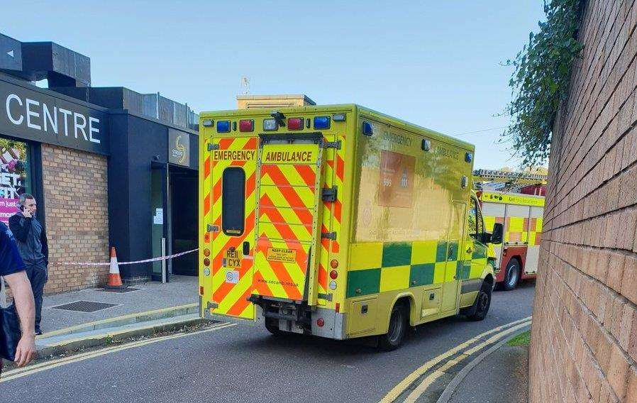 An ambulance is also at Strood Sports Centre - @HeruAsesimba (4947758)