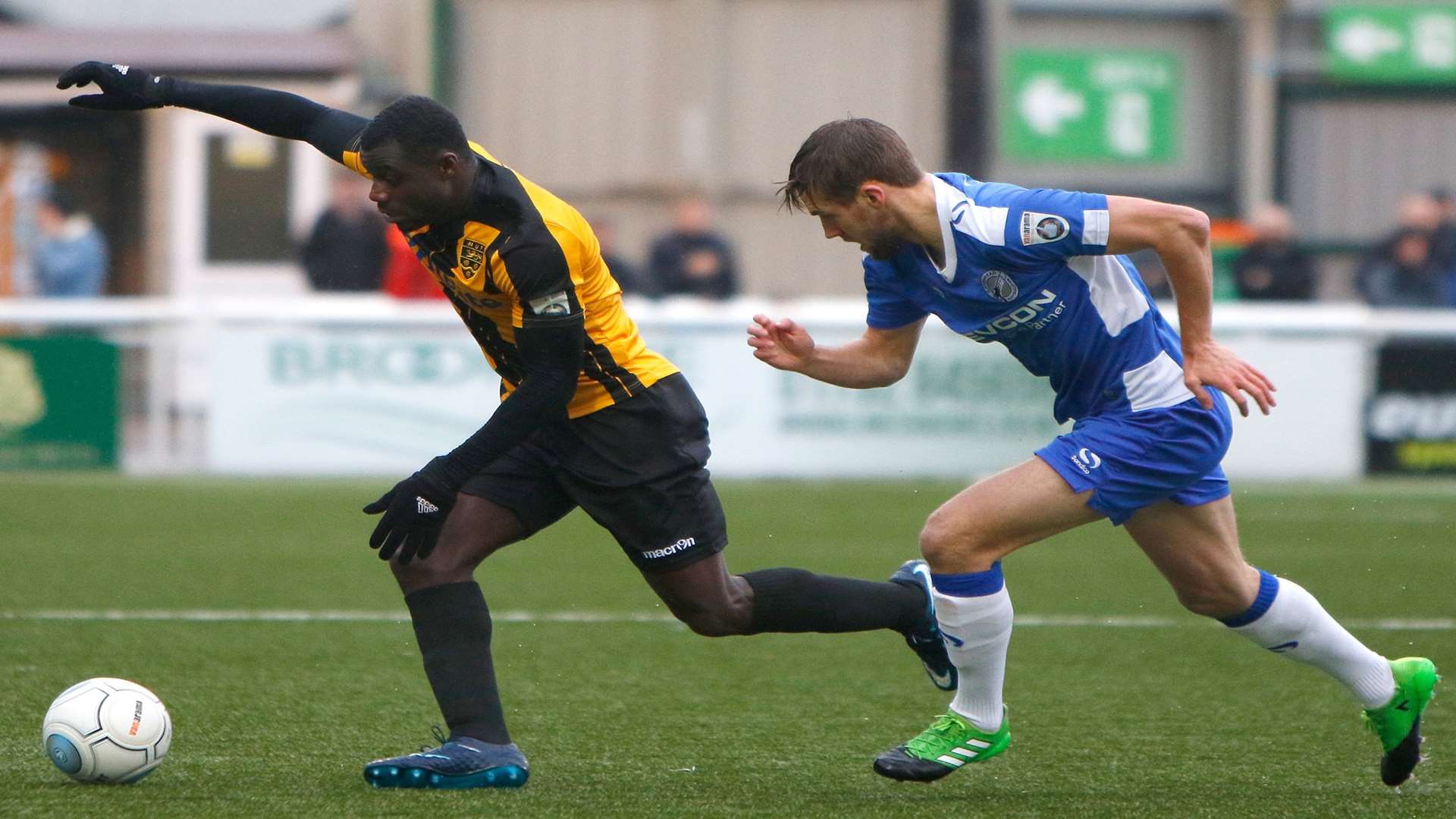 Seth Twumasi shows a turn of pace Picture: Andy Jones