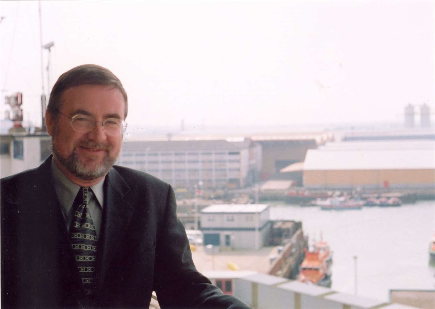 Andy Willmore: pictured when he was deputy harbour master at Sheerness Docks