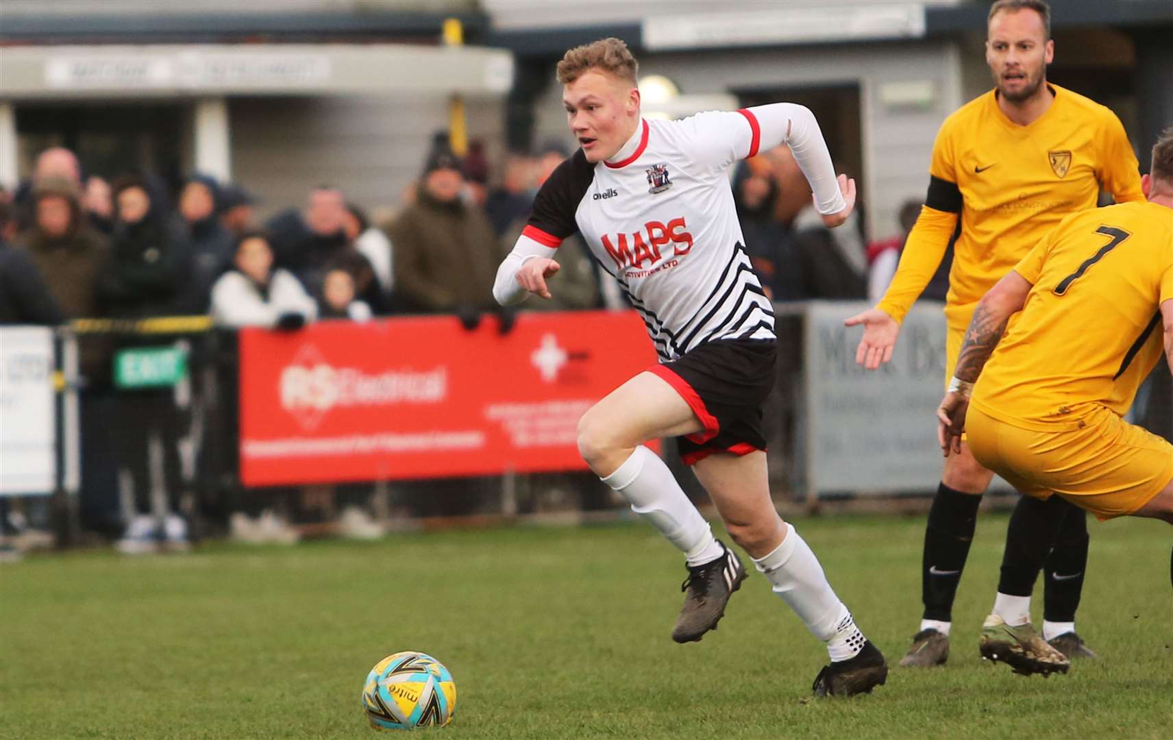 On-loan Deal defender Alex Green is ineligible for their FA Vase clash but will be back for the Kent Senior Trophy Quarter-Final. Picture: Paul Willmott